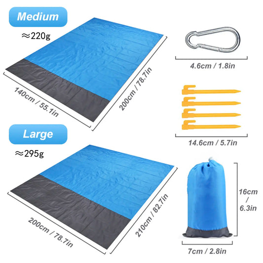 Large Waterproof Beach Mat